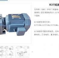 R37Ws-AM80-22.27-M1減速電機型號解析