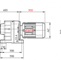 90KW電機配R147減速機的型號有哪些？