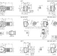 KC77 KCA77 KCF77 KCAF77減速機(jī)電機(jī)型號大全及尺寸圖