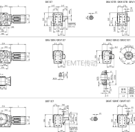 KD10 KK10 KFK10 KF10減速機(jī)電機(jī)型號(hào)大全及尺寸圖紙