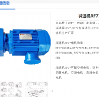 減速電機RF77DR2S100L4/V型號解析